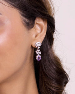 Meira Amethyst Earrings