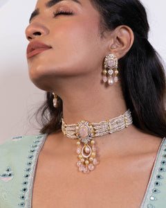 Nasrin Choker Necklace Set