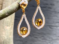 Shop now Citrine Drop Earrings 925 Sterling Silver