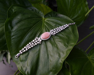 Buy Peach Moonstone Bracelet For Women