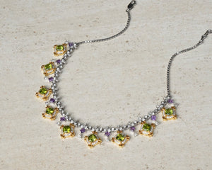 Buy Eden Amethyst And Peridot Necklace Set Online
