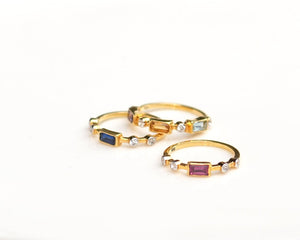 Get Classic Multi Gemstone Ring