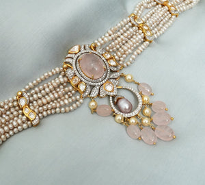 Buy Nasrin Choker Necklace Set Online