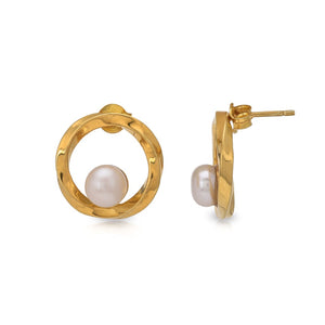 Shop online for Circular Pearl Ear Studs