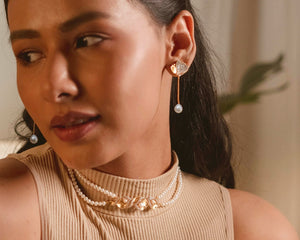 Get Liana Pearl Choker Necklace Set online